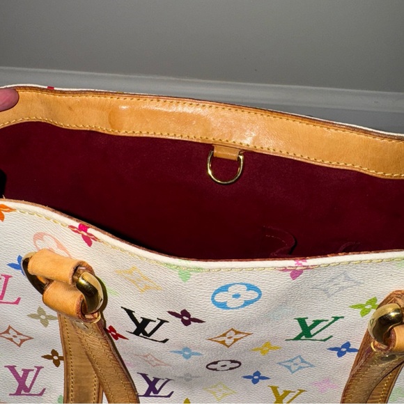 Louis Vuitton Multicolor Monogram Tote with Tan Accents - Picture 16 of 16